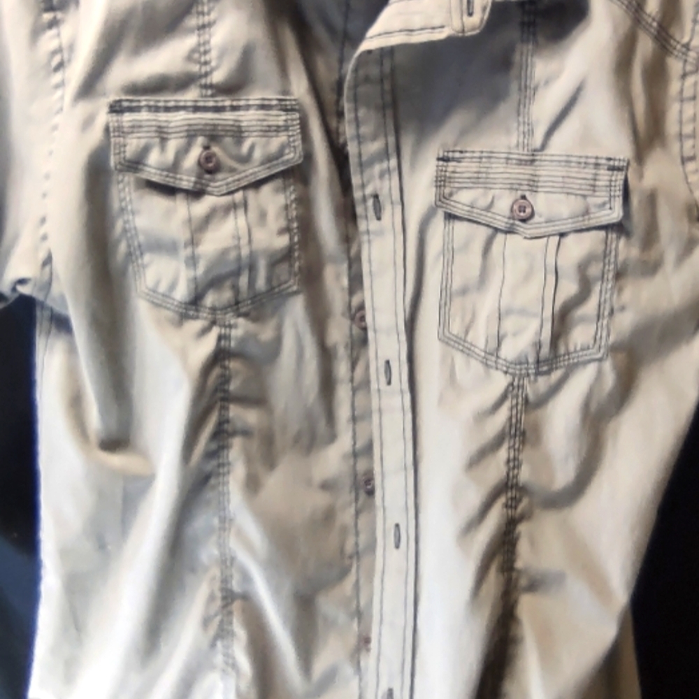 Courage Xl Men's  Gray Shirt Sleeve